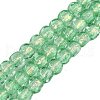 Handmade Foil Lampwork Beads Strands FOIL-K003-05E-1