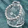 Natural Howlite Beaded Stretch Bracelets BJEW-Q692-42-8mm-2
