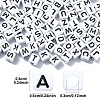 Acrylic Horizontal Hole Letter Beads OACR-YW0002-08-3