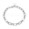 Brass Chain Bracelets BJEW-N032-04P-2