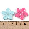 Flower Food Grade Silicone Focal Beads SIL-A011-02F-3