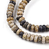 Natural Sesame Jasper/Kiwi Jasper Beads Strands G-T140-84-3