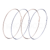 Brass Large Hoop Earring Finding EJEW-CJ0002-01-1
