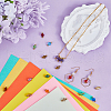 SUNNYCLUE 100Pcs Glass Imitation Austrian Crystal Beads Pendants FIND-SC0010-99-4