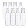 60ml Transparent PET Refillable Plastic Disc Top Cap Bottles MRMJ-WH0037-05B-1