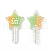 Two Tone Resin Big Pendants RESI-Z001-02B-2