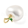 Shell Pearl Pendants KK-H002-10B-G-RS-2