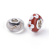 Handmade Lampwork European Beads LPDL-X0003-2