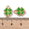 Alloy Enamel Pendants ENAM-O001-03B-G-3