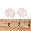 Natural Rose Quartz Carved Cabochons G-C185-01A-01-3