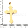 304 Stainless Steel Big Pendants STAS-R171-01G-3