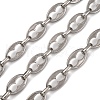 304 Stainless Steel Oval Link Chains CHS-S012-11P-1