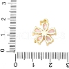 Brass Micro Pave Cubic Zirconia Pendants KK-D357-12A-G-3