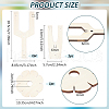 Wood Pom Pom Maker Kit WOOD-WH0050-008-2