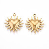 304 Stainless Steel Pendants STAS-N109-107G-1