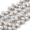 Dyed Natural Cultured Freshwater Pearl Beads Strands PEAR-A006-28B-2
