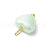 Imitation Pearl Acrylic Pendants PALLOY-JF03914-01-5