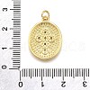 Rack Plating Brass Micro Pave Cubic Zirconia Pendants KK-K401-89G-3
