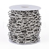 Tarnish Resistant 304 Stainless Steel Paperclip Chains CHS-D027-02P-5