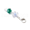 Mushroom Handmade Lampwork Pendant Decorations HJEW-JM03251-5