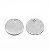 Tarnish Resistant 201 Stainless Steel Stamping Blank Tag Charms X-STAS-Q213-02-15mm-1