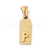 304 Stainless Steel Pendants STAS-Z120-03P-G-1
