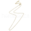 Ion Plating(IP) 304 Stainless Steel Curb Chain Necklace for Men Women X-NJEW-M200-02G-1