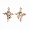 Alloy Rhinestone Pendants PALLOY-P287-08LG-2