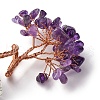 Natural Amethyst Chips Tree of Life Decorations DJEW-Q010-01G-2