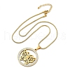 304 Stainless Steel Crystal Rhinestone Ring with Hollow Butterfly Pendant Necklaces for Women NJEW-P327-01G-4