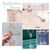 Unicraftale 80Pcs Rack Plating 304 Stainless Steel Filigree Connerctor Charms STAS-UN0058-83-6