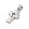 304 Stainless Steel Pendants STAS-L286-03P-3