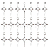 SUNNYCLUE 150Pcs Tibetan Style Alloy Pendants FIND-SC0011-54-1
