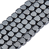 Olycraft 5 Strands Non-magnetic Synthetic Hematite Beads Strands G-OC0002-02-1