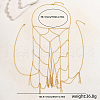 Elegant Iron Geometric Mesh Tassel Chest Body Chains for Daily Party Outfit ZU3028-6
