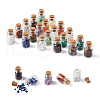 Kissitty Natural & Synthetic Gemstone Chip Beads Glass Bottles G-KS0001-02-3