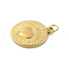 304 Stainless Steel Pendants STAS-M120-07D-G-2