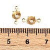 Brass Rhinestone Claw Connector Charms KK-P310-22A-G-3