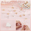  100Pcs 2 Colors Brass Beads KK-PH0010-86-4