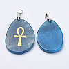 Natural Agate Pendants G-S282-19-2