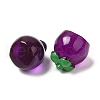 Semi-stereoscopic Transparent Resin Cabochons RESI-G072-01B-2