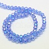 Electroplate Glass Beads Strands EGLA-J042-4mm-AB02-2