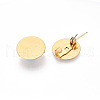 PVD Vacuum Plating 304 Stainless Steel Brooch Cabochon Settings STAS-E547-08J-G-2