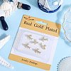 Beebeecraft 8Pcs Brass Pendants KK-BBC0014-36-6