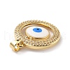 Eco-friendly Brass Micro Pave Cubic Zirconia Pendants KK-D066-21G-RS-3