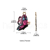10Pcs 5 Colors Printed Alloy Pendants FIND-YW0001-95-4