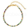 Bohemian Style Natural Ruby in Zoisite Round Beaded Bracelets for Women ZK1389-4-2