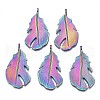 Rainbow Color Alloy Pendants PALLOY-N156-190-NR-1