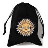 Rectangle Printed Velvet Cloth Packing Pouches ABAG-U006-03C-3