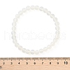 Opalite Beaded Stretch Bracelets BJEW-D446-B-07-8